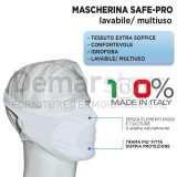 Mascherina SAFE-PRO Lavabile Multiuso